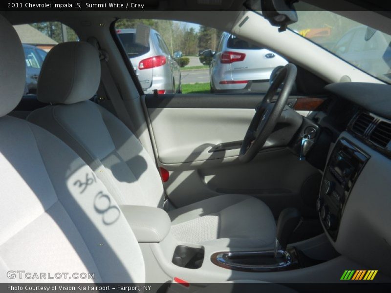 Summit White / Gray 2011 Chevrolet Impala LS