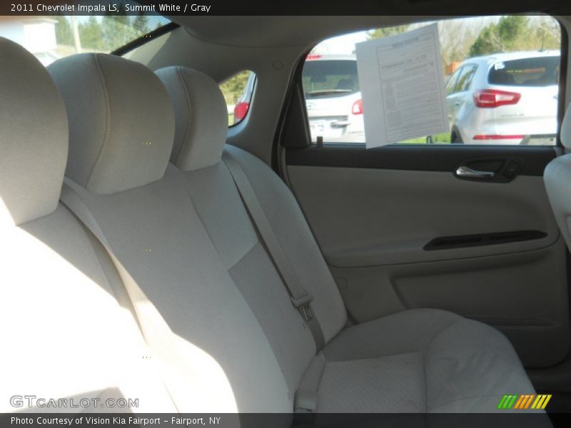 Summit White / Gray 2011 Chevrolet Impala LS