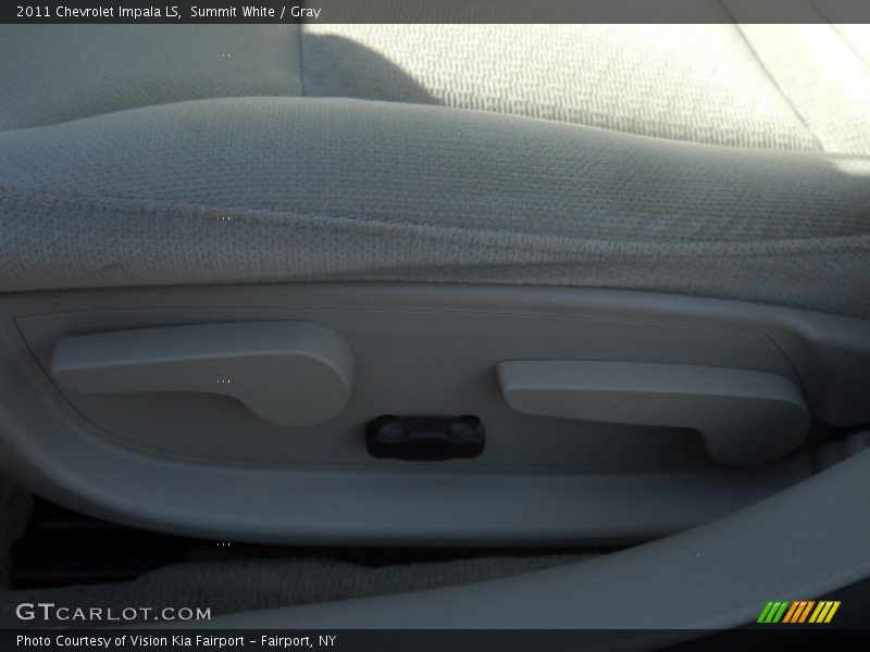Summit White / Gray 2011 Chevrolet Impala LS