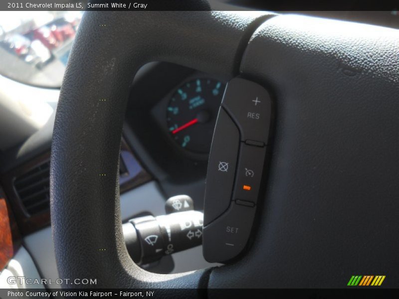 Summit White / Gray 2011 Chevrolet Impala LS