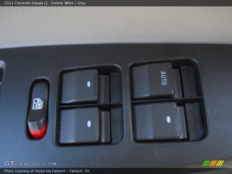 Summit White / Gray 2011 Chevrolet Impala LS