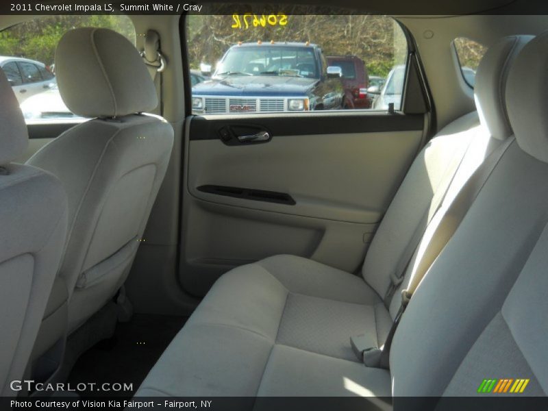 Summit White / Gray 2011 Chevrolet Impala LS