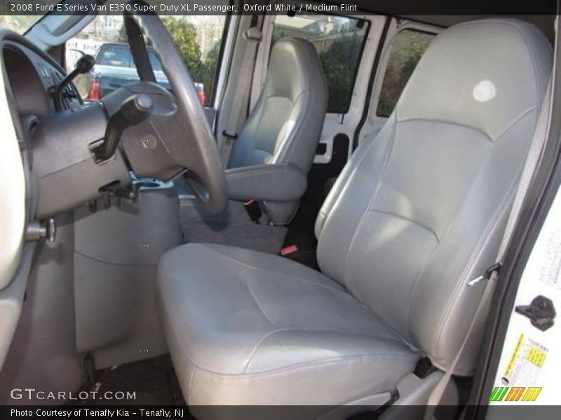 Oxford White / Medium Flint 2008 Ford E Series Van E350 Super Duty XL Passenger