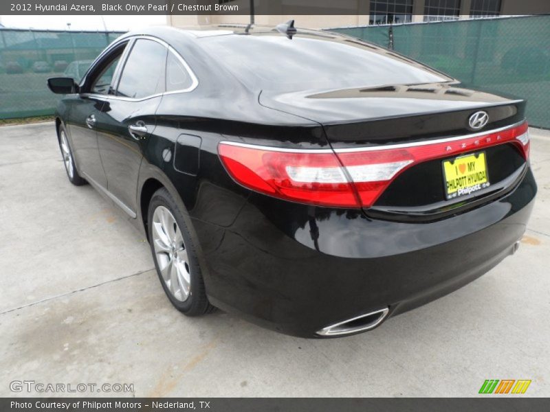 Black Onyx Pearl / Chestnut Brown 2012 Hyundai Azera