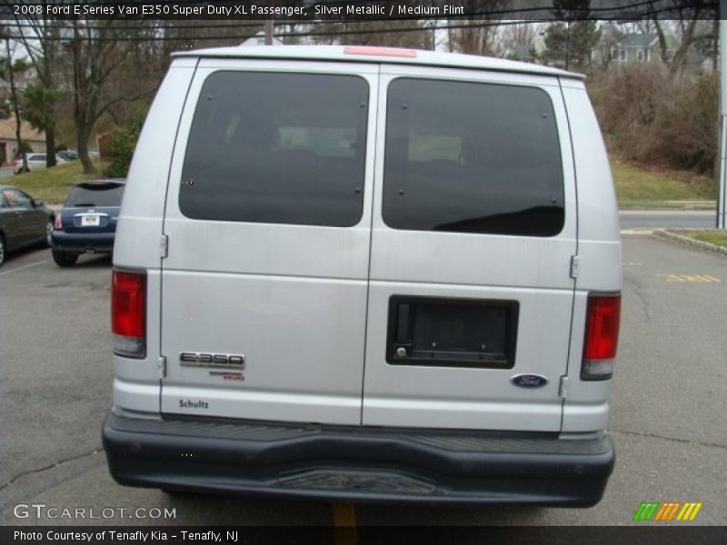 Silver Metallic / Medium Flint 2008 Ford E Series Van E350 Super Duty XL Passenger