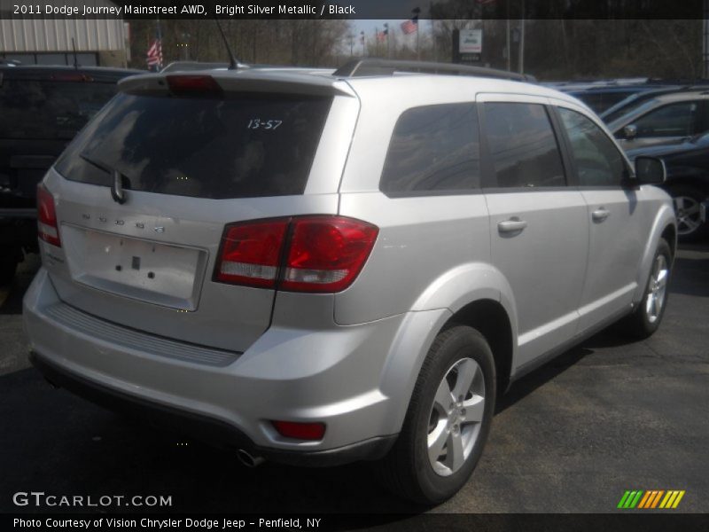 Bright Silver Metallic / Black 2011 Dodge Journey Mainstreet AWD