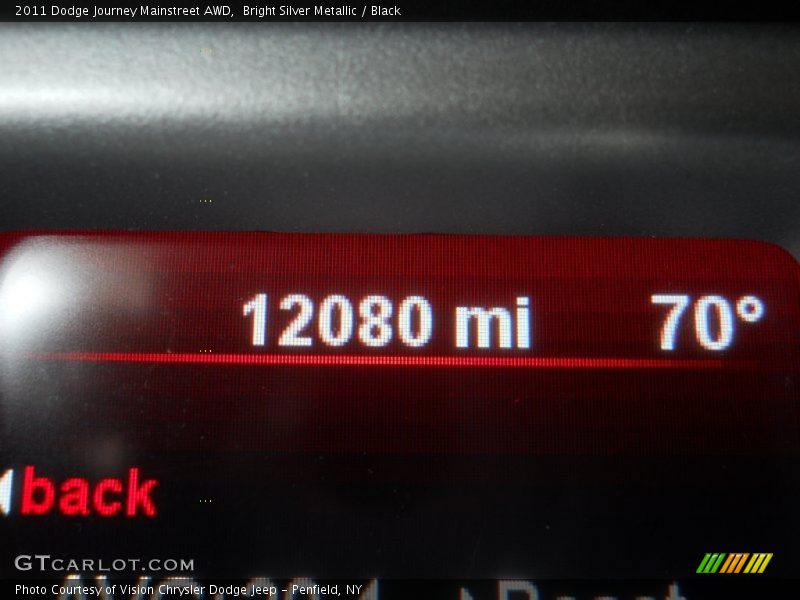 Bright Silver Metallic / Black 2011 Dodge Journey Mainstreet AWD