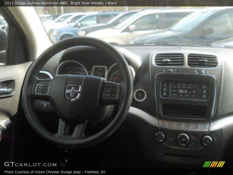 Bright Silver Metallic / Black 2011 Dodge Journey Mainstreet AWD