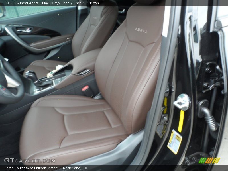  2012 Azera  Chestnut Brown Interior