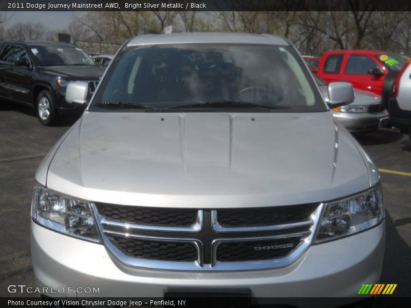 Bright Silver Metallic / Black 2011 Dodge Journey Mainstreet AWD
