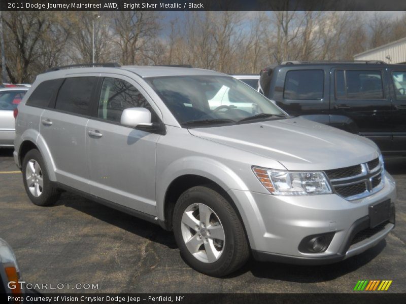 Bright Silver Metallic / Black 2011 Dodge Journey Mainstreet AWD