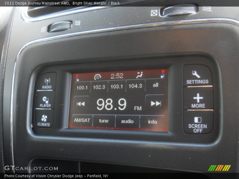 Bright Silver Metallic / Black 2011 Dodge Journey Mainstreet AWD