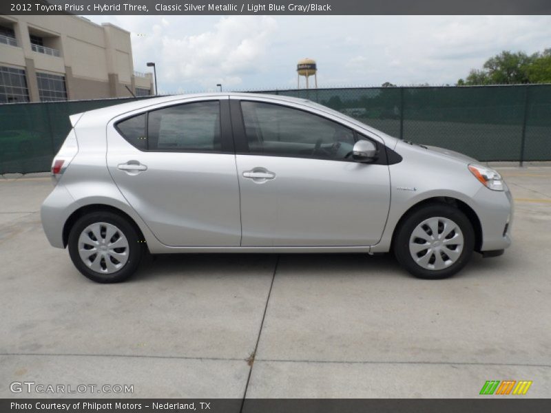  2012 Prius c Hybrid Three Classic Silver Metallic
