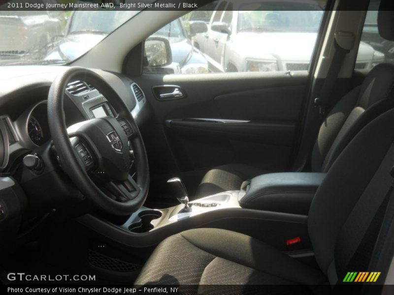Bright Silver Metallic / Black 2011 Dodge Journey Mainstreet AWD