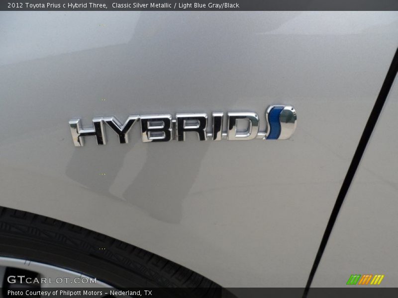  2012 Prius c Hybrid Three Logo