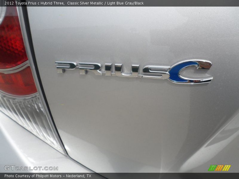  2012 Prius c Hybrid Three Logo