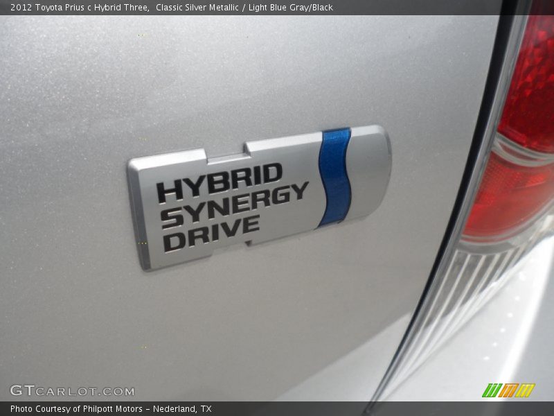 2012 Prius c Hybrid Three Logo