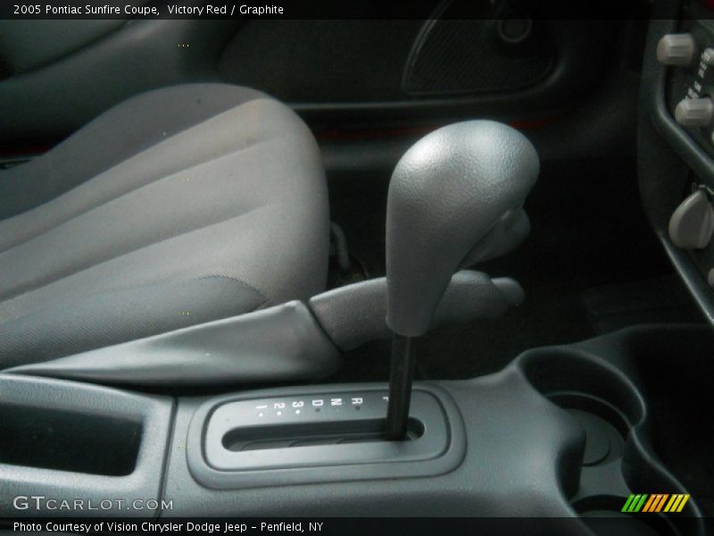Victory Red / Graphite 2005 Pontiac Sunfire Coupe