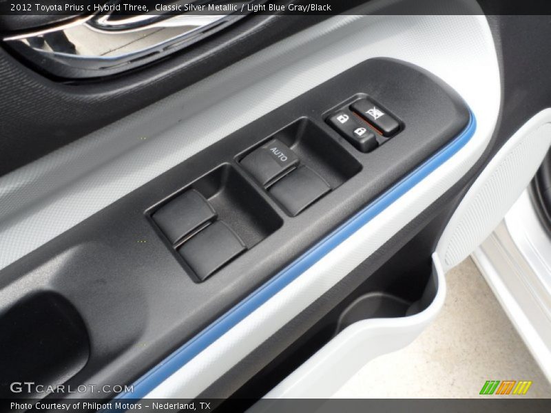 Controls of 2012 Prius c Hybrid Three