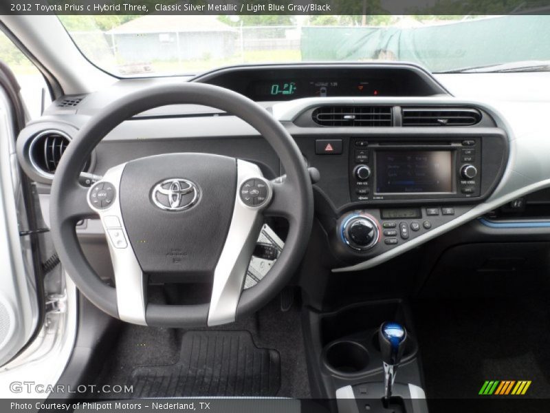 Dashboard of 2012 Prius c Hybrid Three