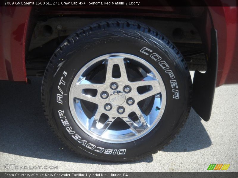 Sonoma Red Metallic / Ebony 2009 GMC Sierra 1500 SLE Z71 Crew Cab 4x4