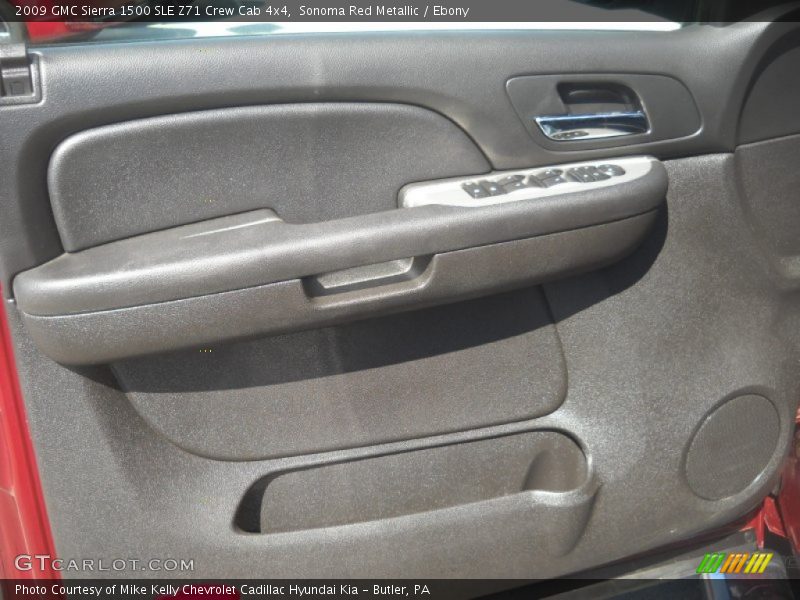 Sonoma Red Metallic / Ebony 2009 GMC Sierra 1500 SLE Z71 Crew Cab 4x4