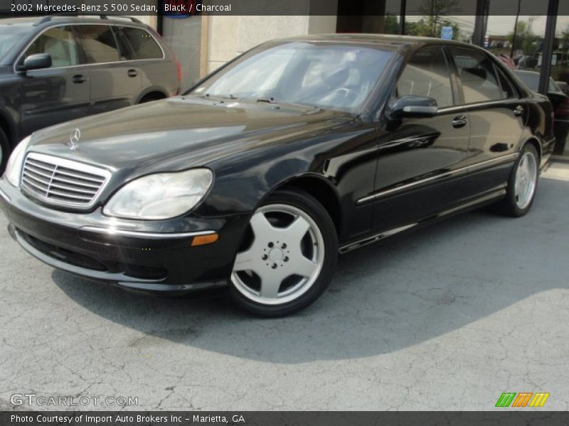 Black / Charcoal 2002 Mercedes-Benz S 500 Sedan