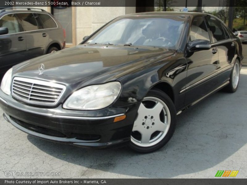 Black / Charcoal 2002 Mercedes-Benz S 500 Sedan