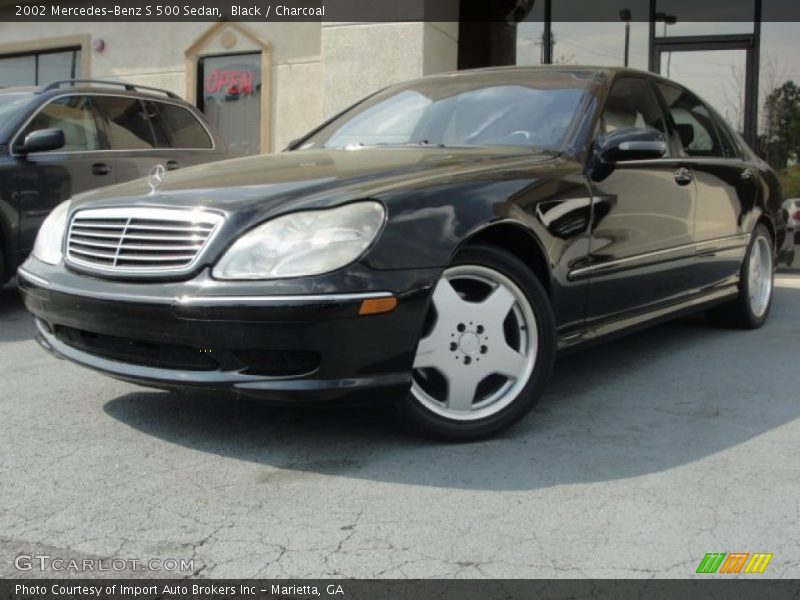 Black / Charcoal 2002 Mercedes-Benz S 500 Sedan