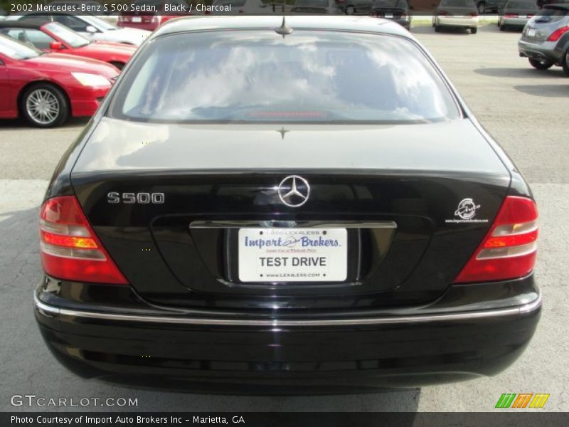 Black / Charcoal 2002 Mercedes-Benz S 500 Sedan