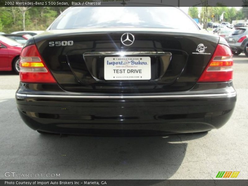 Black / Charcoal 2002 Mercedes-Benz S 500 Sedan