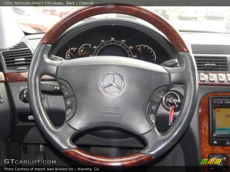 Black / Charcoal 2002 Mercedes-Benz S 500 Sedan