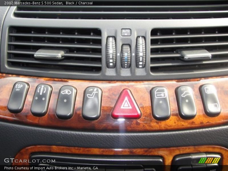 Black / Charcoal 2002 Mercedes-Benz S 500 Sedan