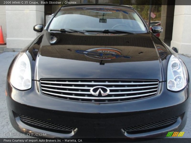 Black Obsidian / Graphite 2006 Infiniti G 35 Coupe