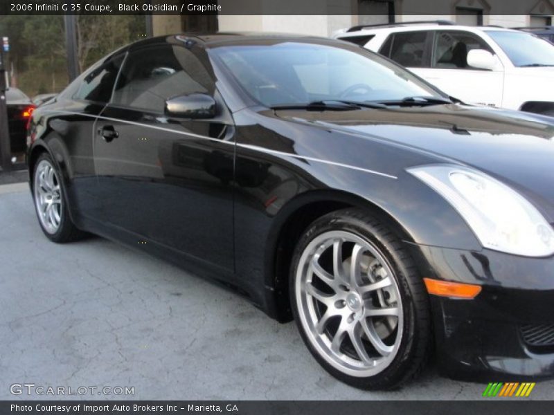 Black Obsidian / Graphite 2006 Infiniti G 35 Coupe