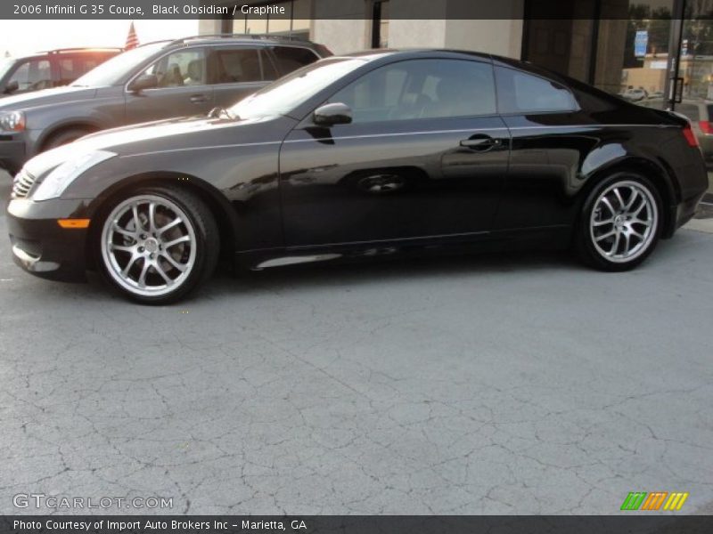 Black Obsidian / Graphite 2006 Infiniti G 35 Coupe