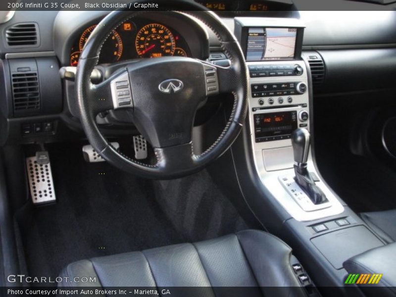 Black Obsidian / Graphite 2006 Infiniti G 35 Coupe