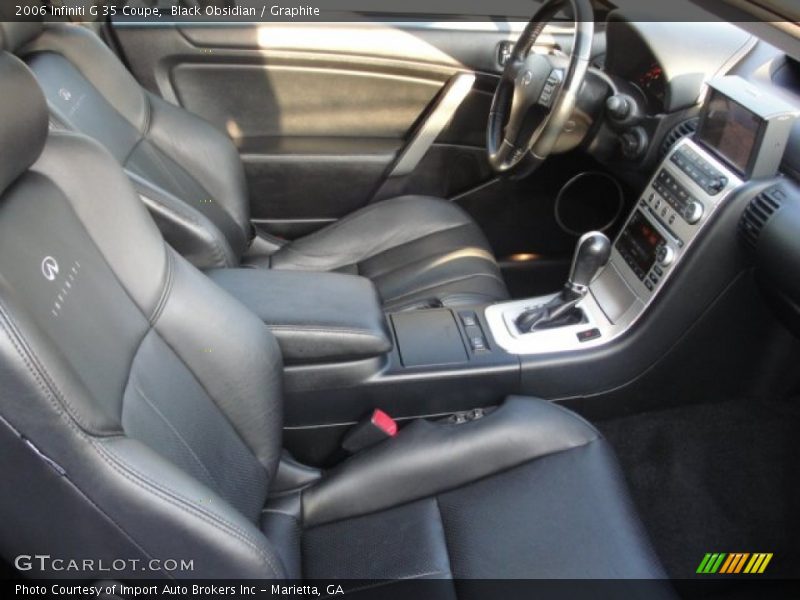 Black Obsidian / Graphite 2006 Infiniti G 35 Coupe