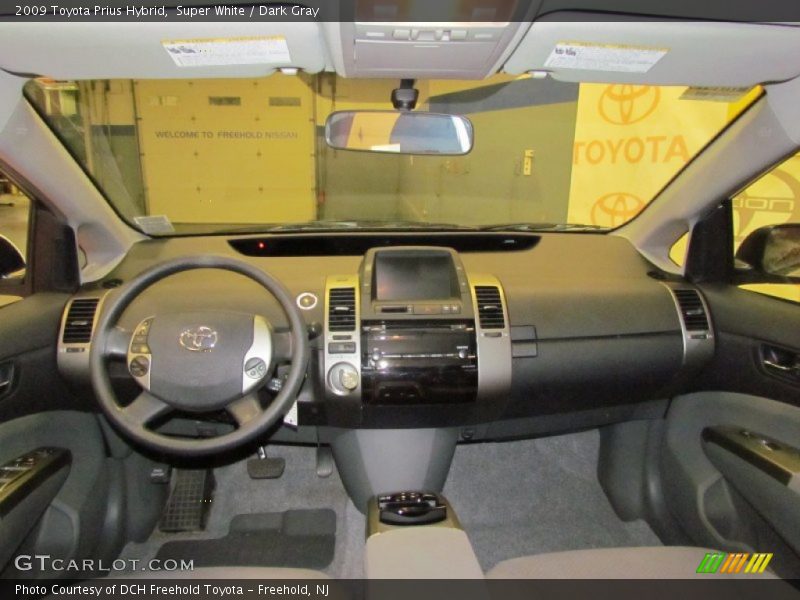 Super White / Dark Gray 2009 Toyota Prius Hybrid