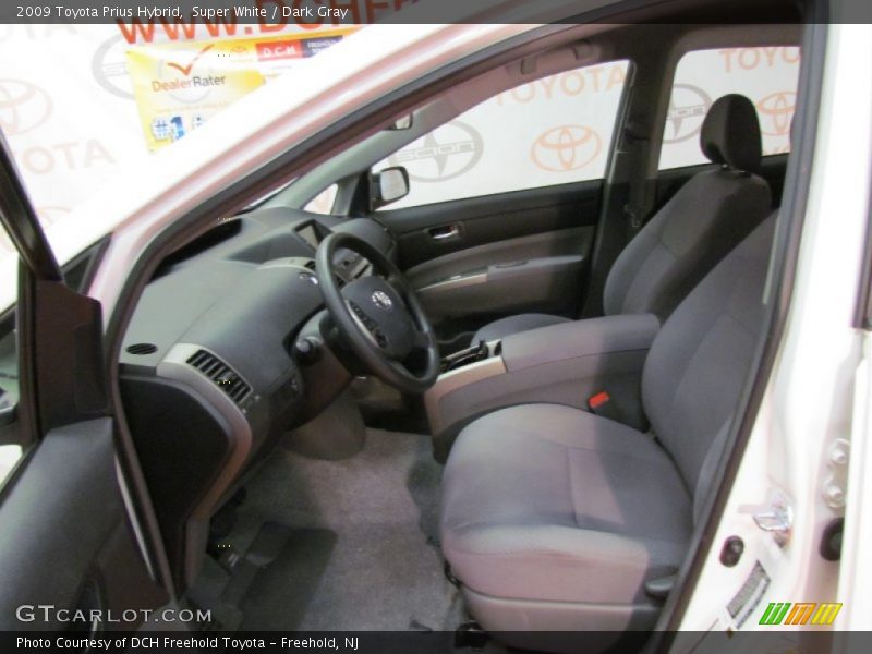 Super White / Dark Gray 2009 Toyota Prius Hybrid