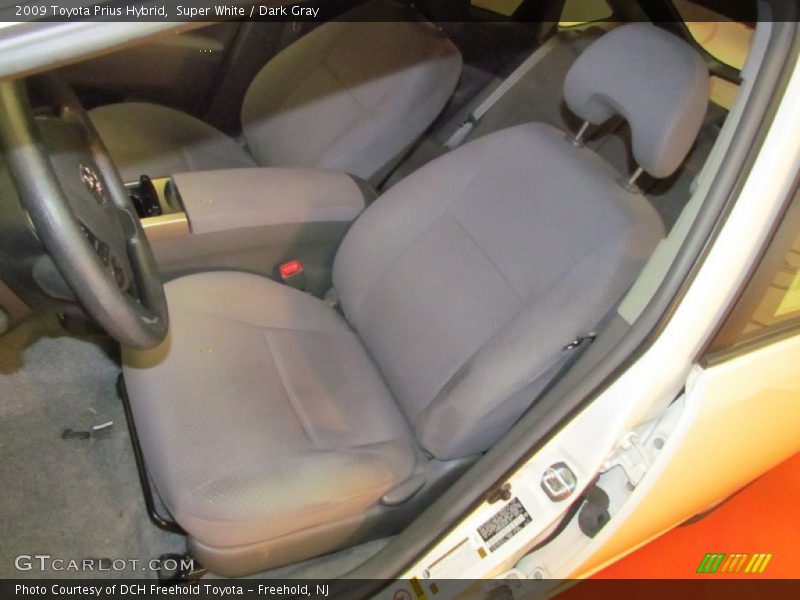 Super White / Dark Gray 2009 Toyota Prius Hybrid