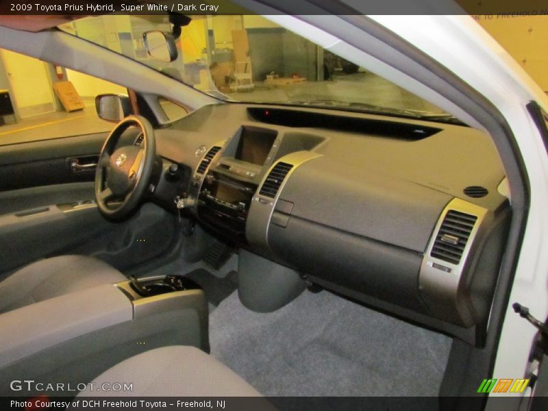 Super White / Dark Gray 2009 Toyota Prius Hybrid