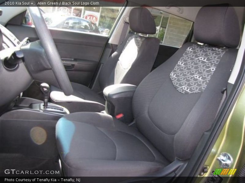 Alien Green / Black Soul Logo Cloth 2010 Kia Soul +
