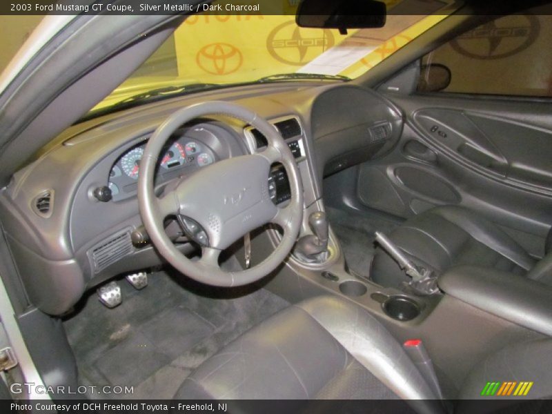 Silver Metallic / Dark Charcoal 2003 Ford Mustang GT Coupe