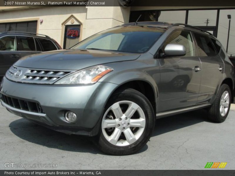 Platinum Pearl Matallic / Charcoal 2007 Nissan Murano SL