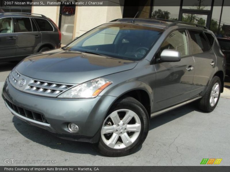 Platinum Pearl Matallic / Charcoal 2007 Nissan Murano SL