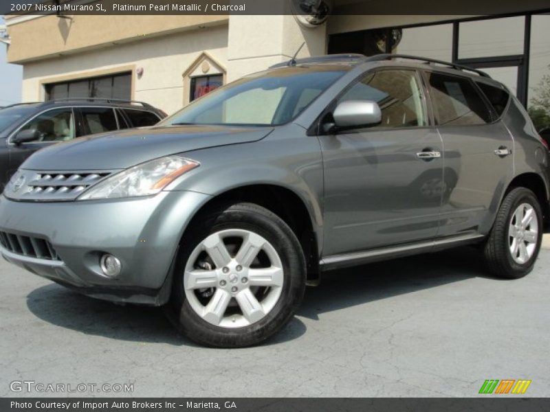 Platinum Pearl Matallic / Charcoal 2007 Nissan Murano SL