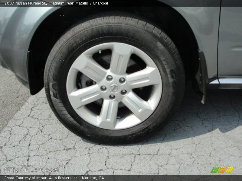 Platinum Pearl Matallic / Charcoal 2007 Nissan Murano SL
