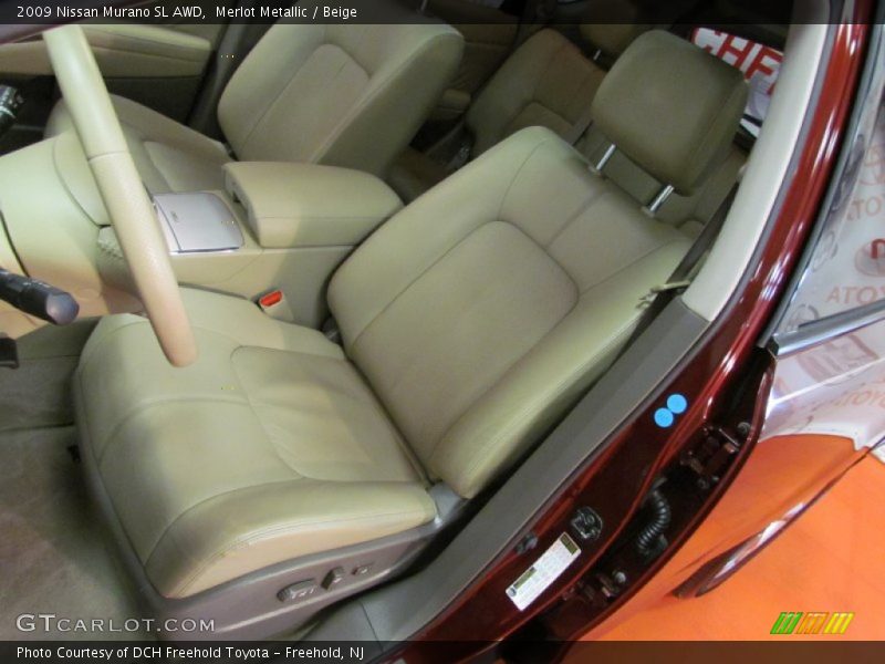 Merlot Metallic / Beige 2009 Nissan Murano SL AWD