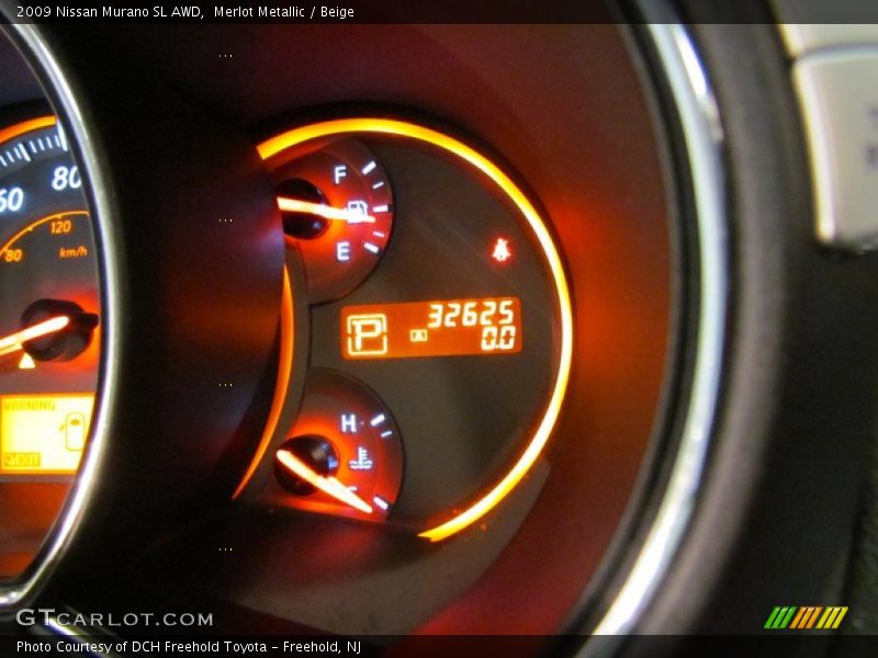 Merlot Metallic / Beige 2009 Nissan Murano SL AWD